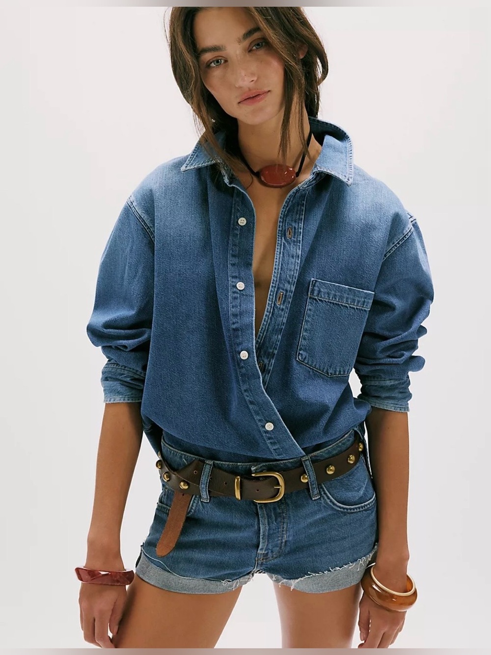 BNWT we the free Cali cuffed shorty colour mulholland